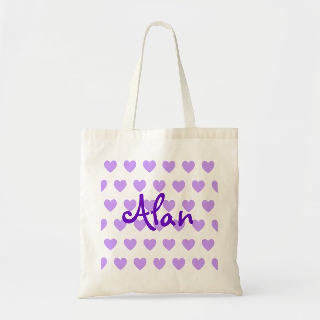 Bolsa Tote Alan em Purple (Frente)