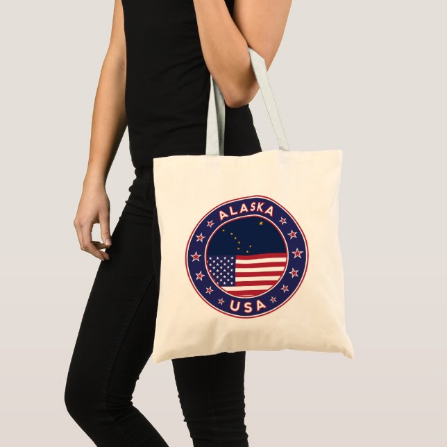 Bolsa Tote Alasca, Estados Unidos (Frente (produto))
