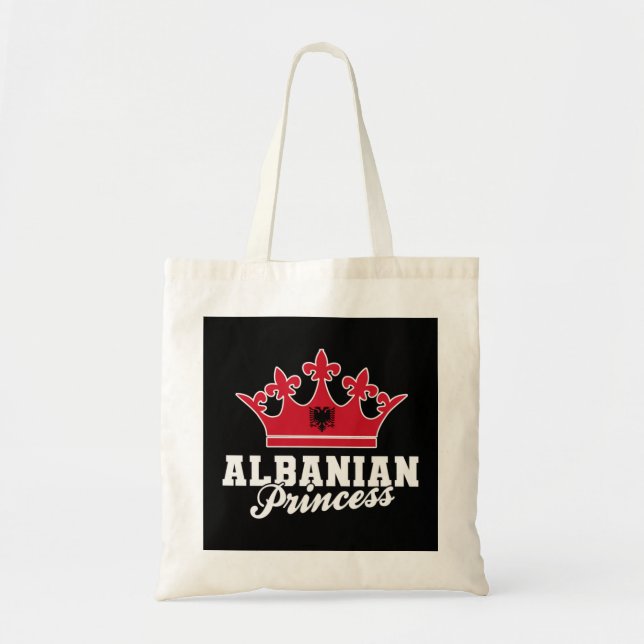 Bolsa Tote Albanesa Princesa Albanesa Eagle Shqiponja Albânia (Frente)
