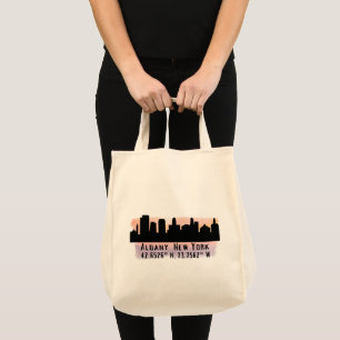 Bolsa Tote Albany NY City Skyline