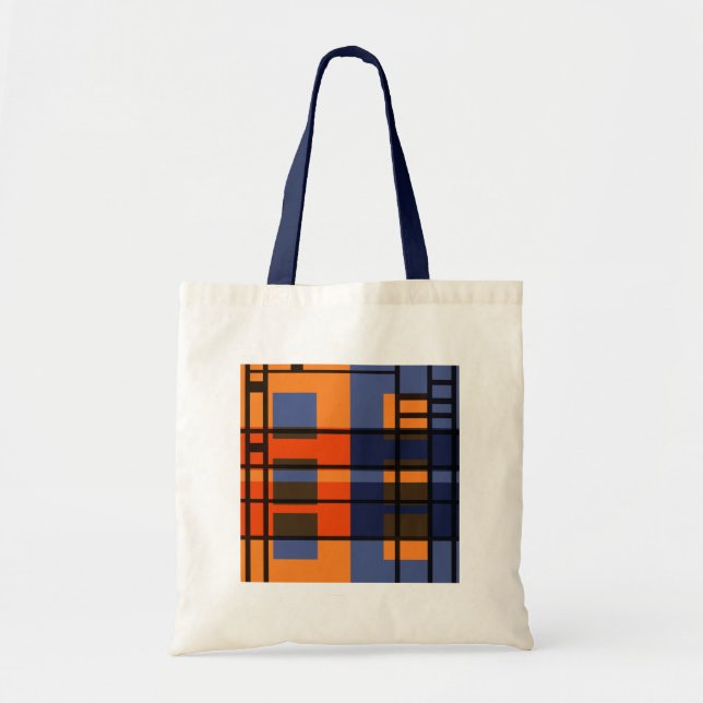 Bolsa Tote Albers & Mondrian (Frente)