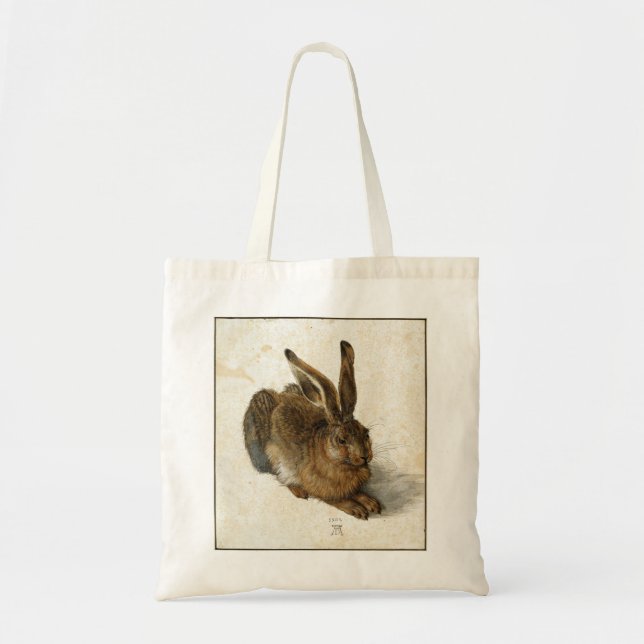 Bolsa Tote ALBRECHT DÜRER - lebre nova 1502 (Frente)