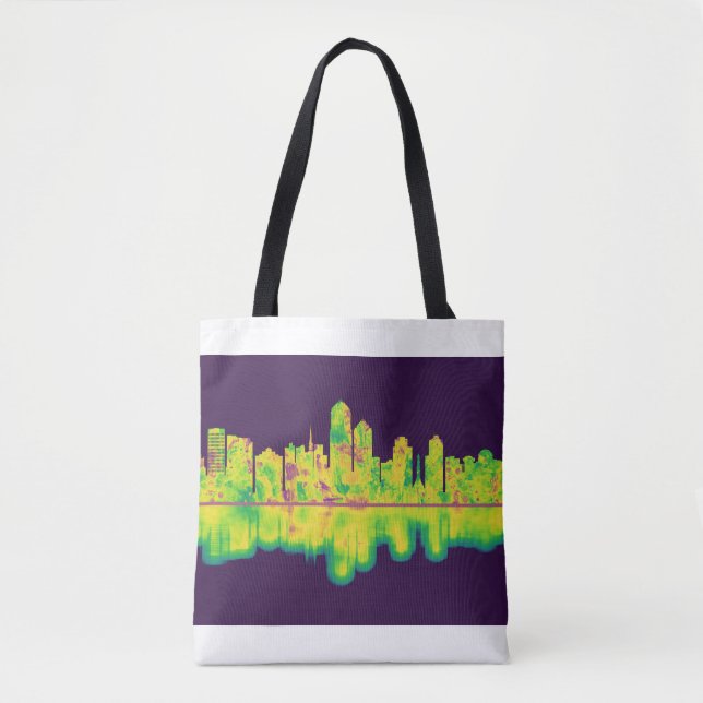 Bolsa Tote Albuquerque Novo México Skyline (Frente)
