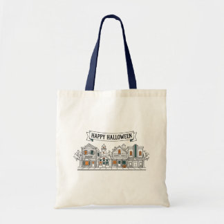 Bolsa Tote Aldeia Costeira Halloween