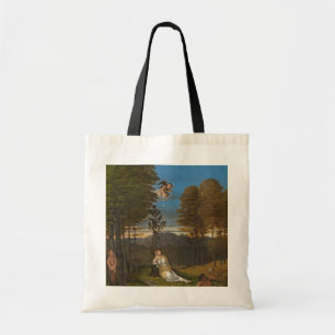 Bolsa Tote Alegoria da castidade, C. 1505 (óleo no painel)