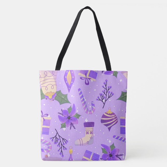 Bolsa Tote alegria de natal (Frente)