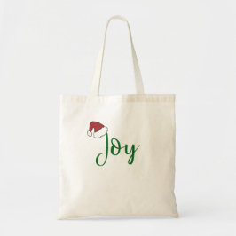 Bolsa Tote Alegria em verde com Santa Hat