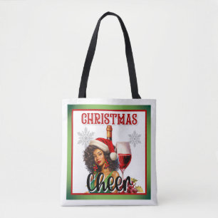 Bolsa Tote Alegria Natalina Retrô Pinup