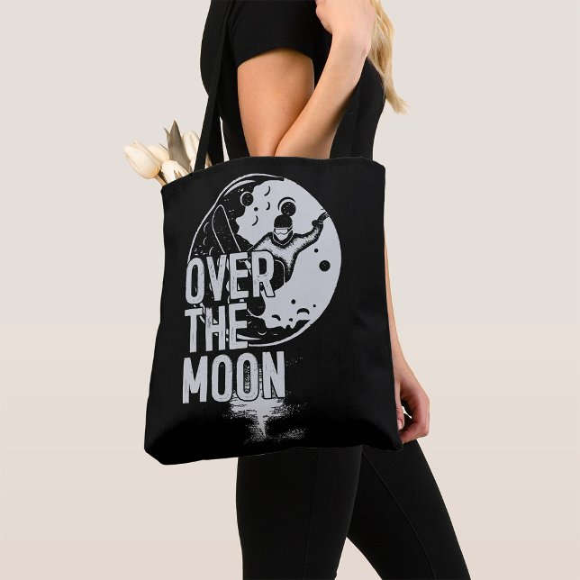 Bolsa Tote Além da Lua (Criador carregado)