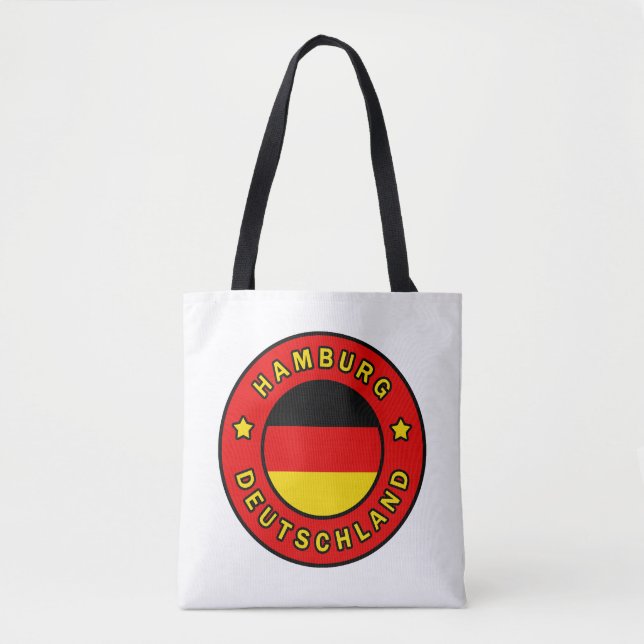 Bolsa Tote Alemanha de Hamburgo (Frente)