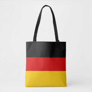 Bolsa Tote Alemanha Flag Colors Black Red Dourado Deutsche Fl
