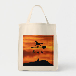 Bolsa Tote Aleta de tempo no por do sol