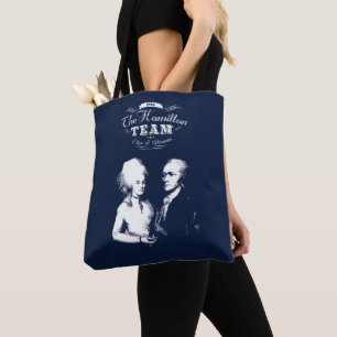 Bolsa Tote Alexander Hamilton, Eliza. Presentes da história.