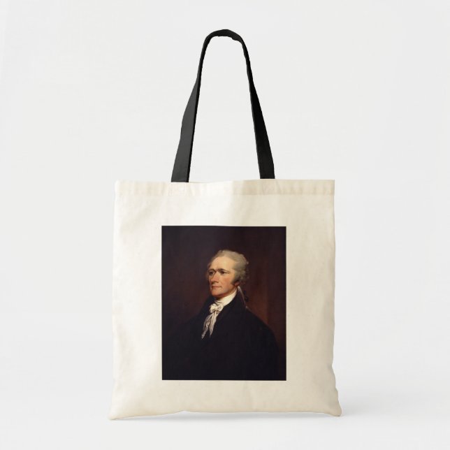 Bolsa Tote Alexander Hamilton: Pai Fundador dos EUA, Históric (Frente)