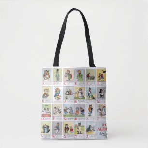 Bolsa Tote Alfabeta de Gato, Louis Wain