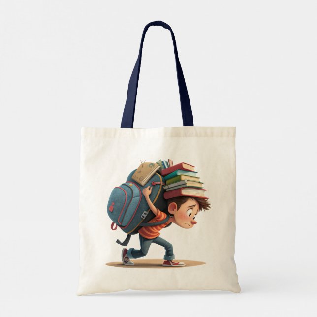 Bolsa Tote Alfabeto com animais (Verso)