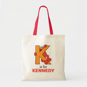 Bolsa Tote Alfabeto do Elmo   K Laranja