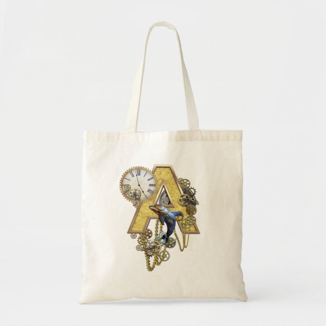 Bolsa Tote Alfabeto, Monograma A (Frente)