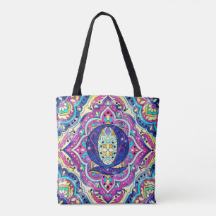 Bolsa Tote Alfabeto O mandala