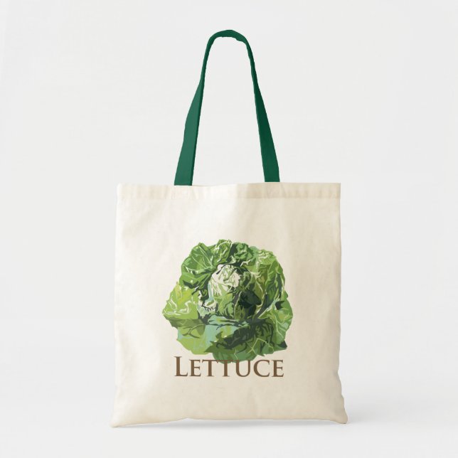 Bolsa Tote Alface frondosa (Frente)