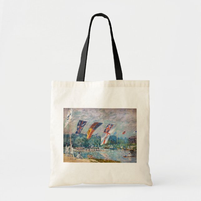 Bolsa Tote Alfred Sisley - Regatta em Molesey (Frente)