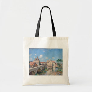 Bolsa Tote Alfred Sisley trabalho de arte - Le Pont de Moret