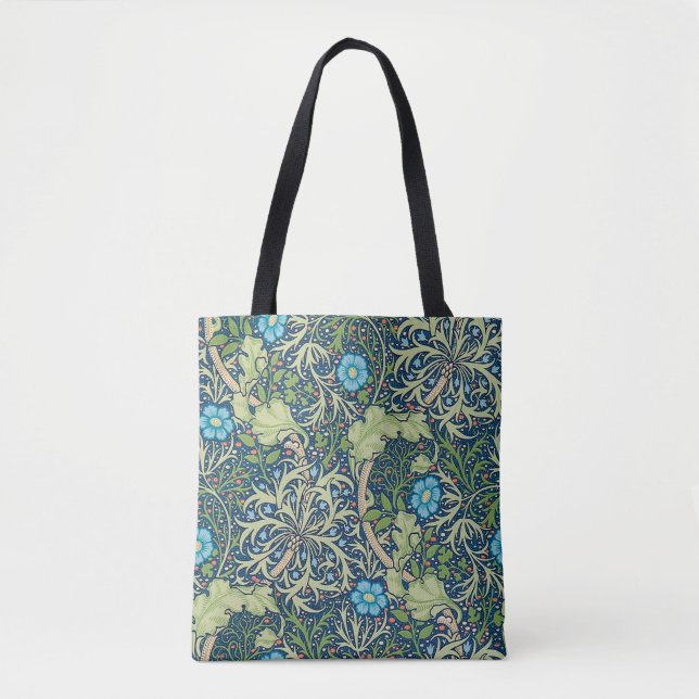 Bolsa Tote Algas marinhas, William Morris (Frente)