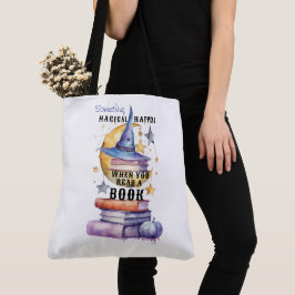 Bolsa Tote Algo Mágico Acontece Quando Você Lê Um Livro