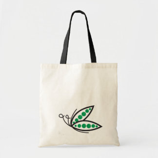 Bolsa Tote algodão da candonga do papillon da Fourre-candonga