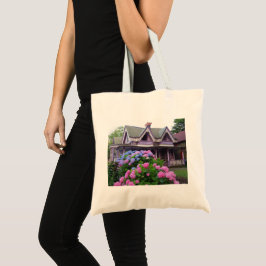 Bolsa Tote Algodão vitoriano roxo - Vineyard de Martha
