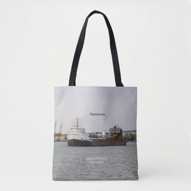Bolsa Tote Algomarina por todo o saco (Frente)