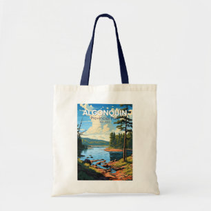 Bolsa Tote Algonquin Provincial Park Viagem Art Vintage