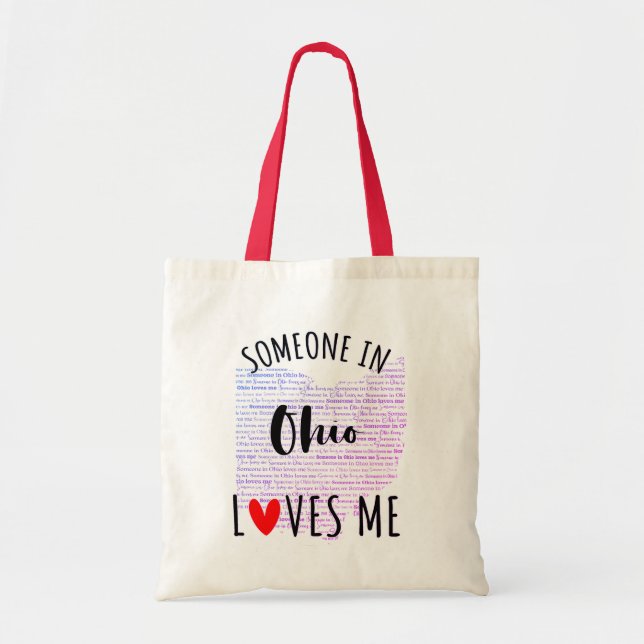 Bolsa Tote Alguém Em Ohio Me Ama Tote Bag (Frente)