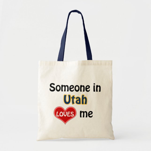 Bolsa Tote Alguém em Utah me ama (Frente)