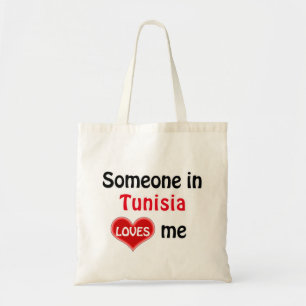 Bolsa Tote Alguém na Tunísia me ama