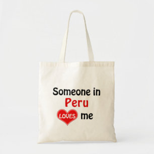 Bolsa Tote Alguém no Peru me ama