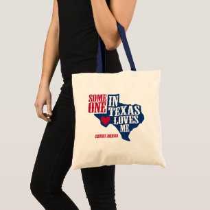 Bolsa Tote Alguém no Texas me ama