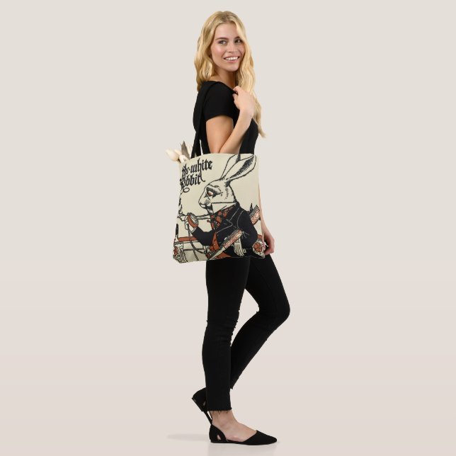 Bolsa Tote Alice Coelho Branco Clássico Wonderland  (No(a) Modelo)