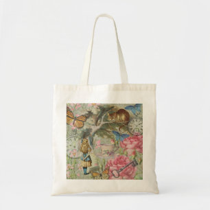 Bolsa Tote Alice Gato de Cheshire Jardim da Árvore do País da