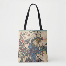 Bolsa Tote Alice Lost in Japan | Ukiyo-e Floating Wonderland