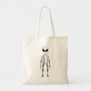 Bolsa Tote Alienígena cinza