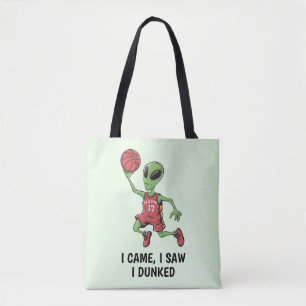 Bolsa Tote Alienígena de basquete