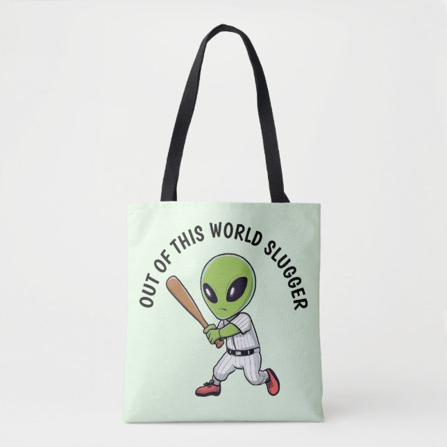 Bolsa Tote Alienígena de beisebol (Frente)