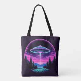 Bolsa Tote Alienígena Espacial Retrofuturista