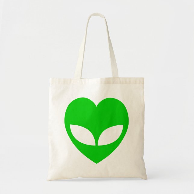 Bolsa Tote Alienígena Love Heart (Frente)