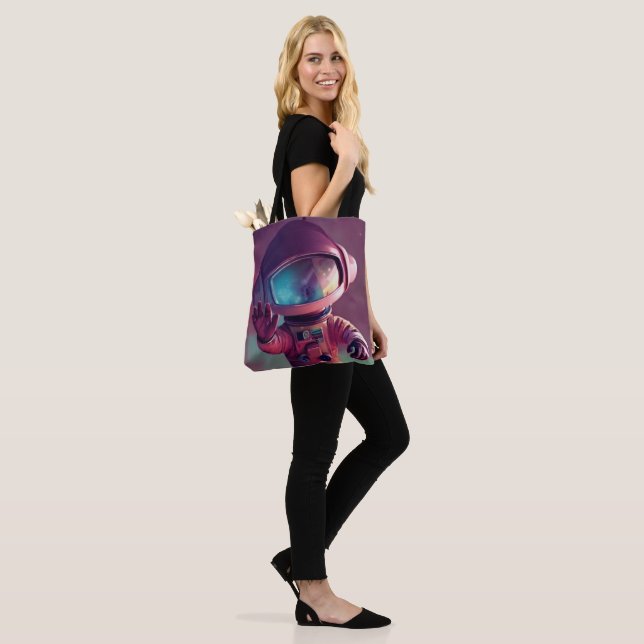Bolsa Tote Alienígena Rosa Pequena (No(a) Modelo)