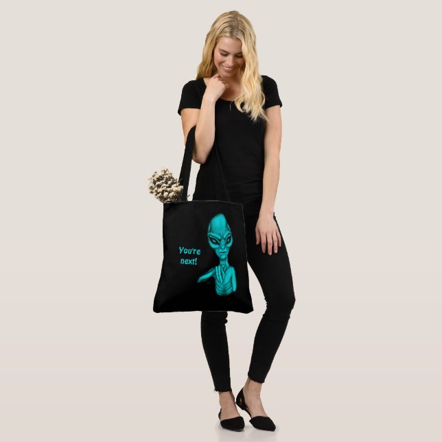 Bolsa Tote Alienígena ruim, você é a próxima! (No(a) Modelo)