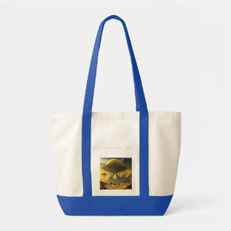 Bolsa Tote Alienígena SciFi World View Planet Ufo Torre