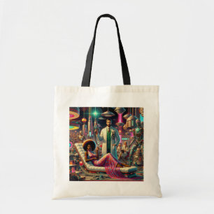 Bolsa Tote Alienígenas Vintage de Ficção Científica