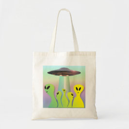 Bolsa Tote aliens amigáveis